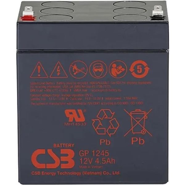 Аккумулятор для ИБП CSB GP1245 12 В 16 Ач