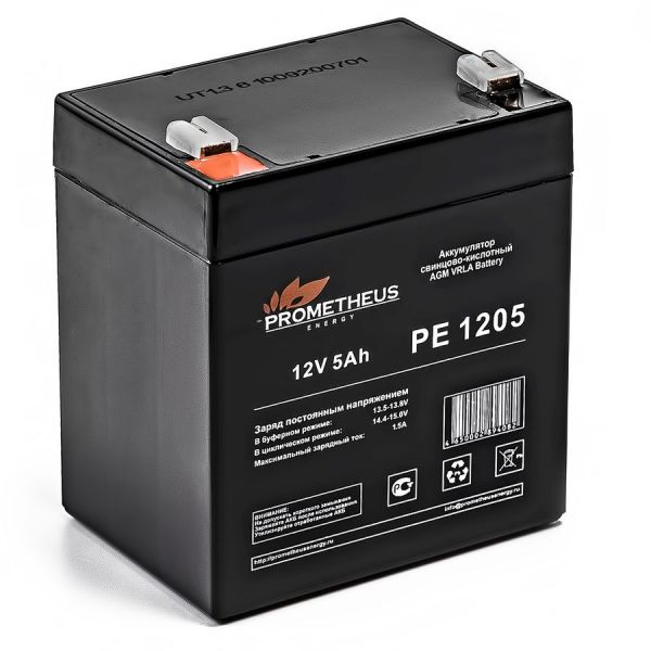 Аккумулятор для ИБП Prometheus Energy PE 1205 12 В 5 Ач