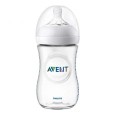 Бутылочка для кормления Philips AVENT Natural SCF033/17 бесцветный, белый 0,26 л