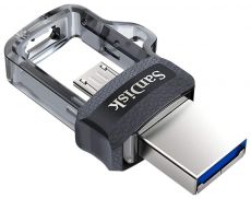 Флешка Sandisk Ultra Dual drive 256Гб черный