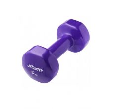 Гантель Starfit DB-101 5 кг 1 шт. фиолетовый УТ-00007057