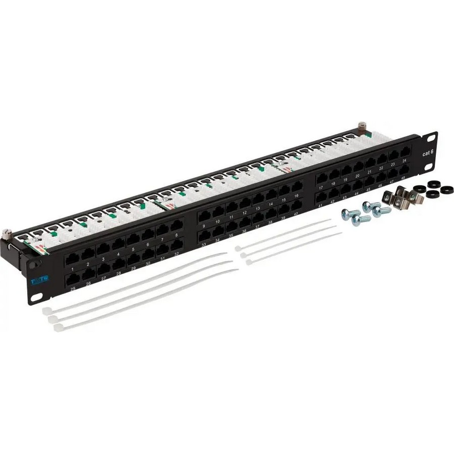 Патч-панель Lanmaster TWT-PP48/1U-U6 19