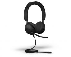 Проводная гарнитура Jabra Evolve2 40 MS Stereo черный