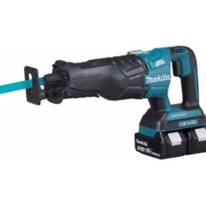 Сабельная пила Makita DJR360RM2 c бесщеточным двигателем. Улучшенная защита от пыли и влаги (XPT), безинструментальная замена ножовочного полотна, подсветка рабочей.