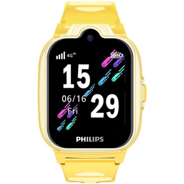 Умные часы Philips Kids желтый/желтый [ctw6610yl/00]